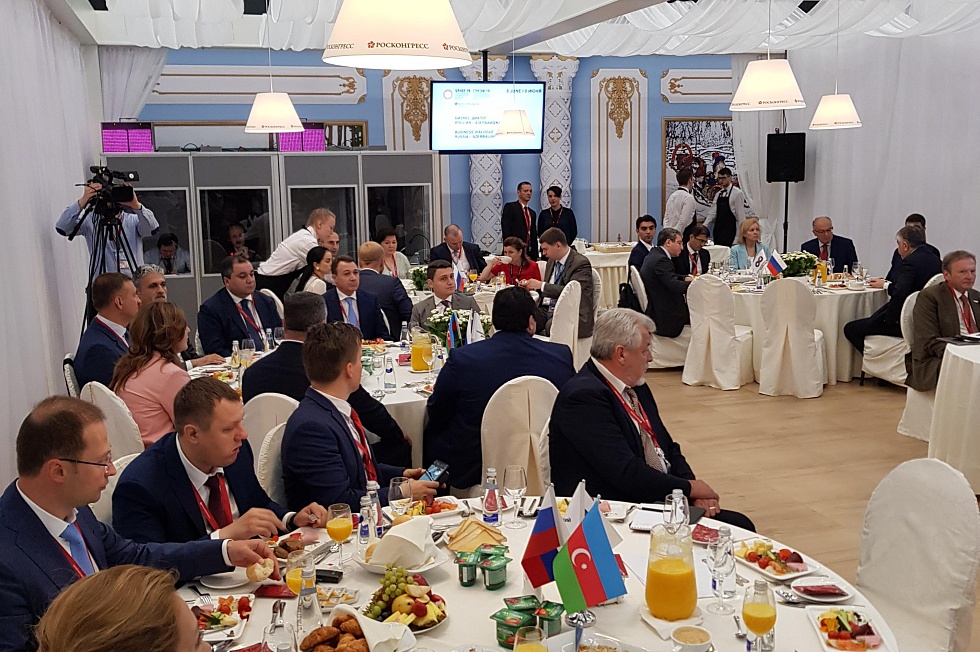На ПМЭФ-2019 прошел Российско-Азербайджанский бизнес-диалог 